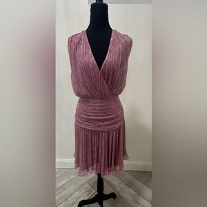 Express Shimmering Mauve Maxi Dress